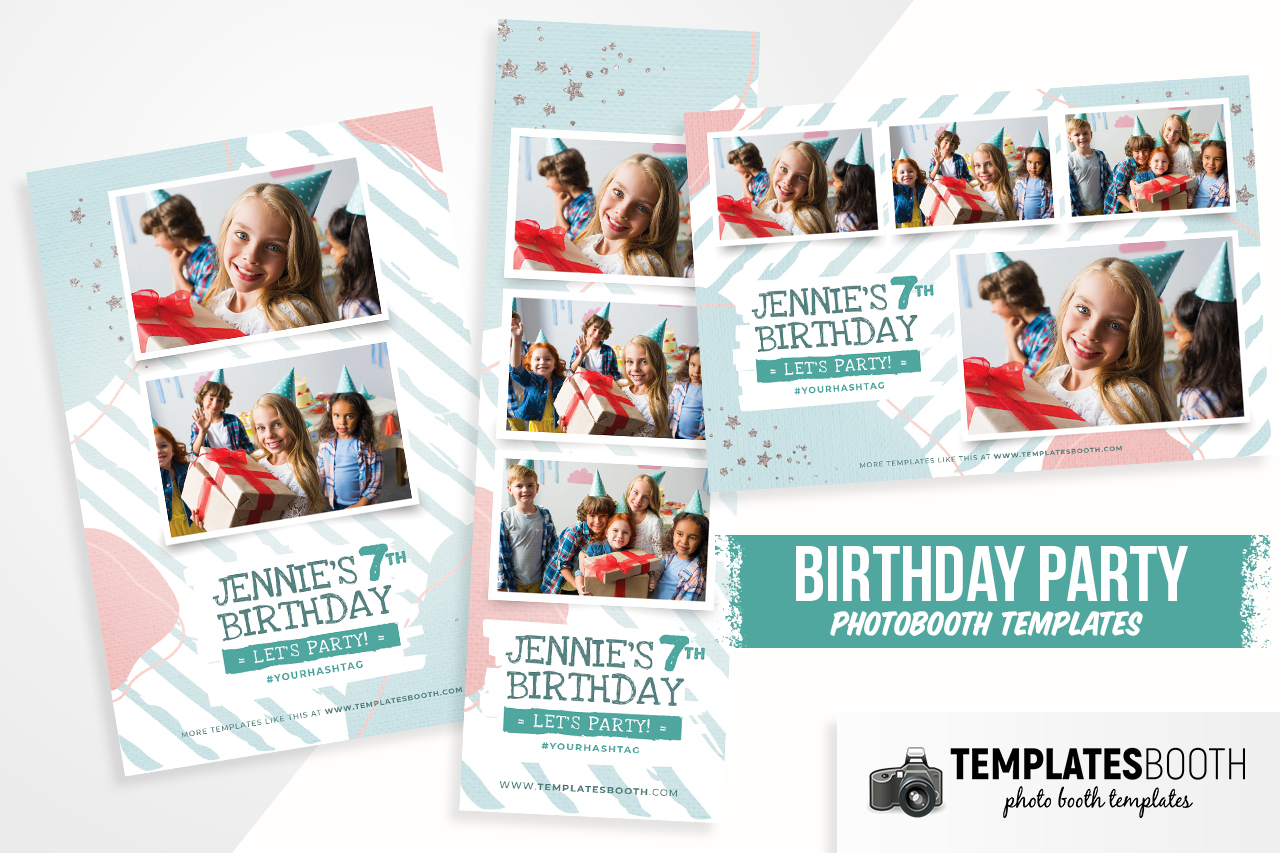 Birthday Party Photo Booth Template