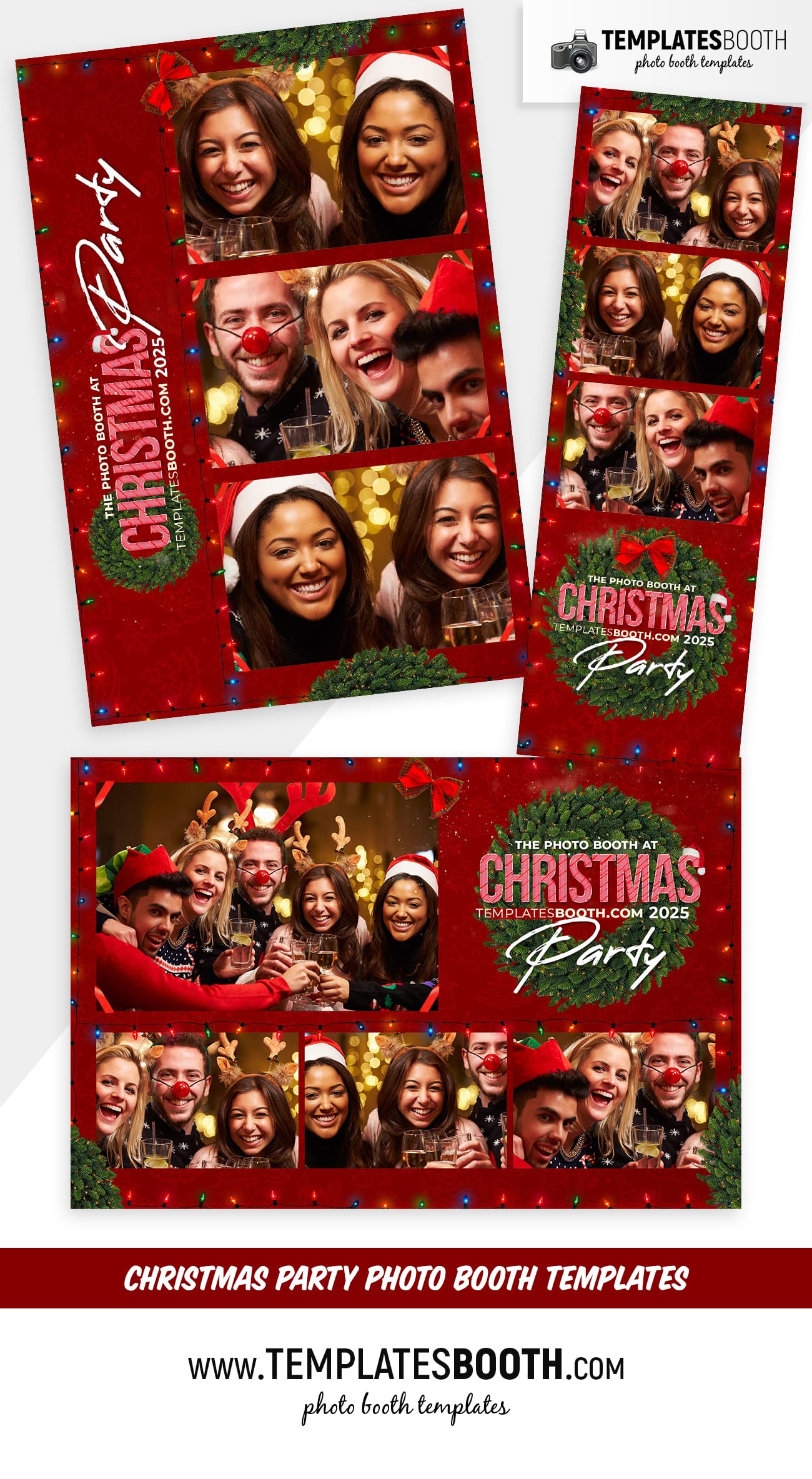Christmas Party Photo Booth Templates
