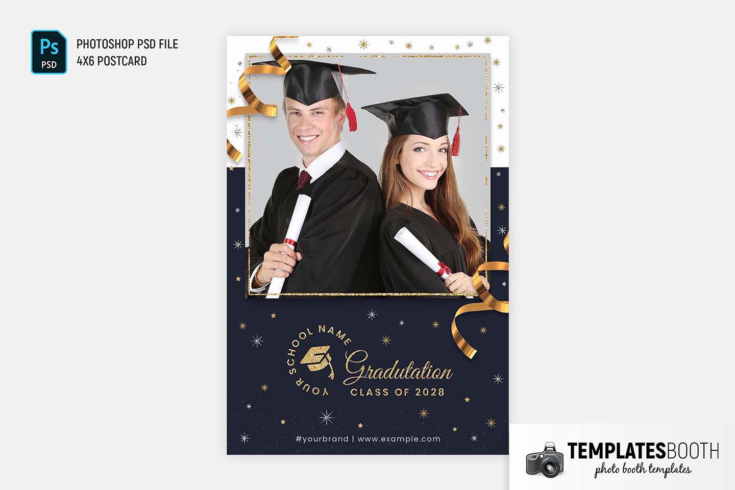 Graduation Photo Booth Template