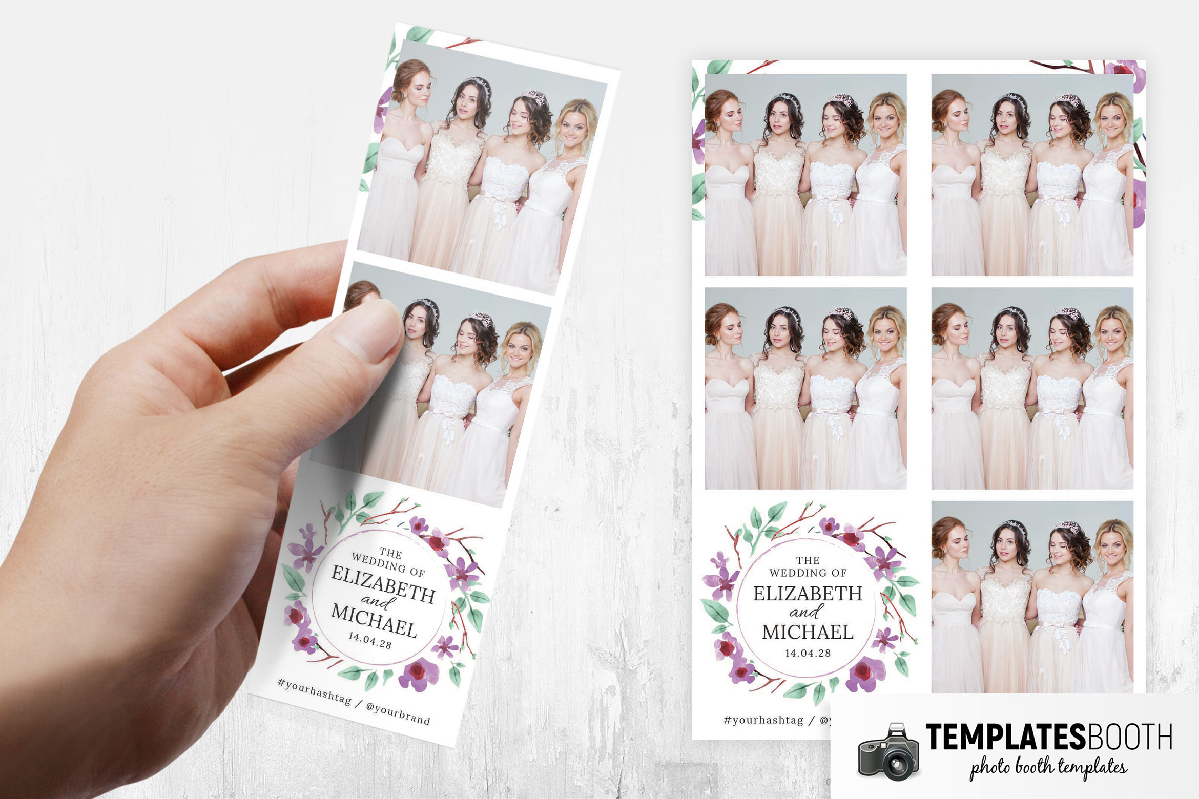 Simple Minimal Photo Booth Layout Template
