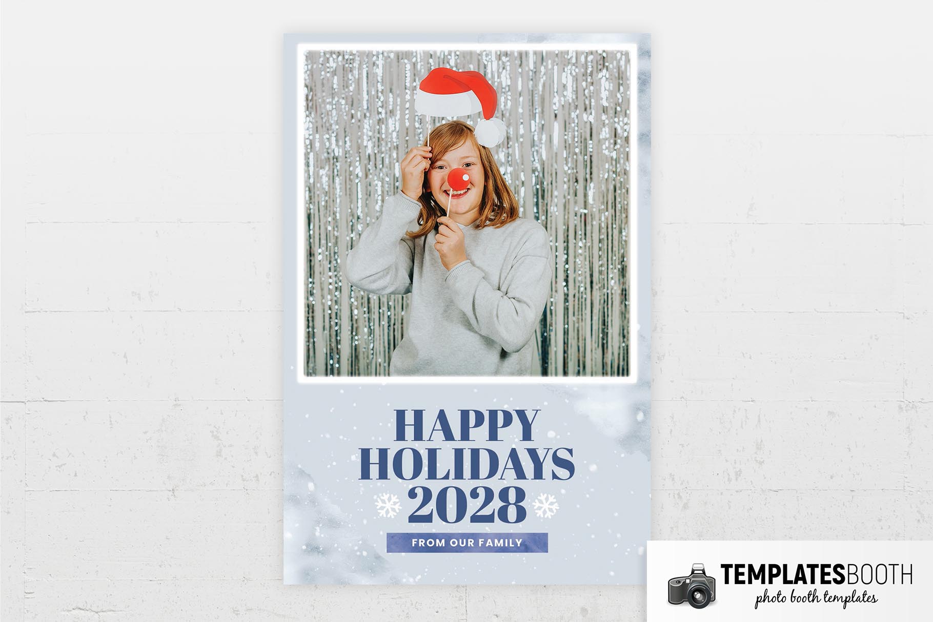 Free Winter Photo Booth Template (PSD, PNG, DSLR Booth, Darkroom Formats)