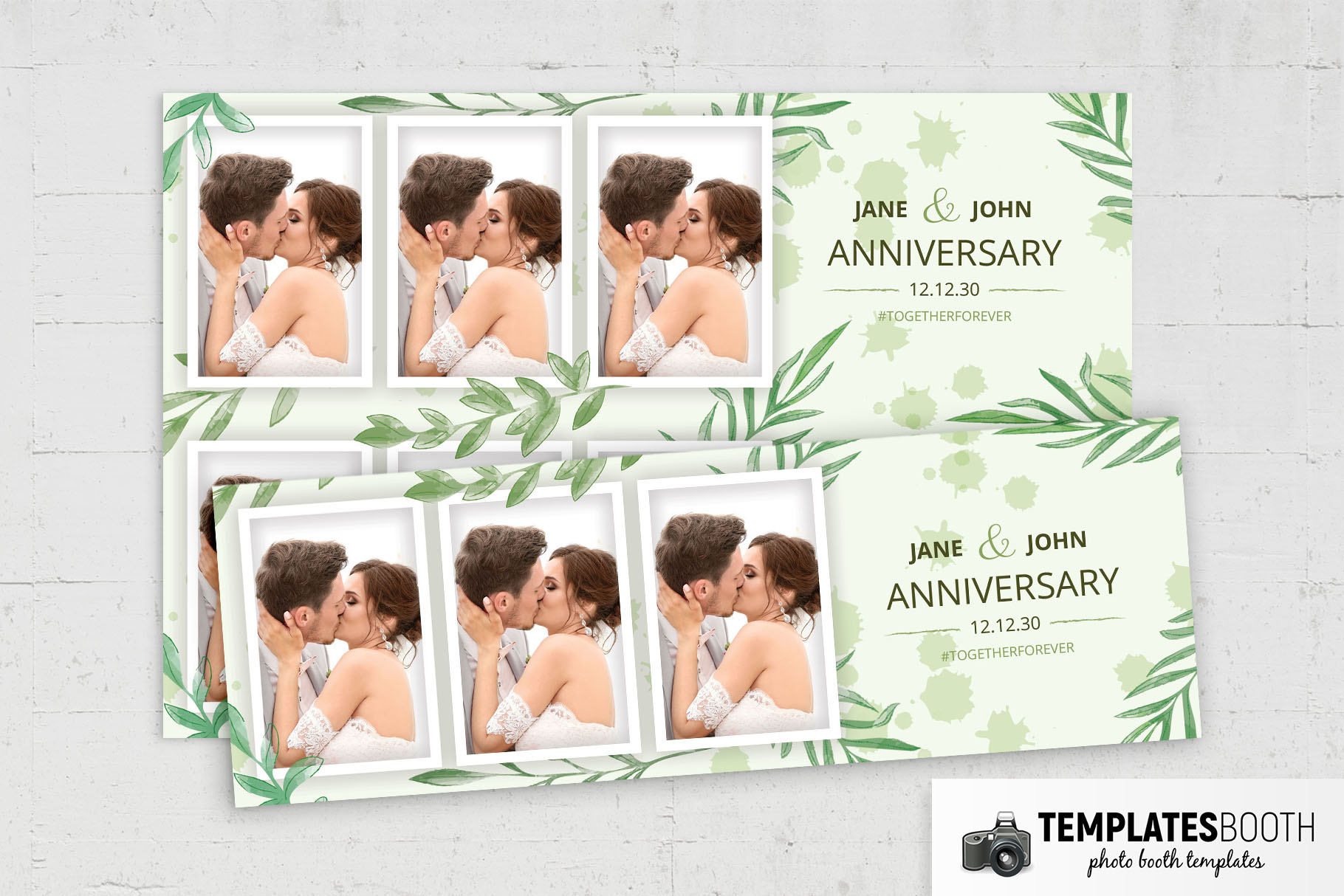 Free Anniversary Photo Booth Template