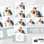 Kostenlose elegante Fotobox-Vorlage für Hochzeiten