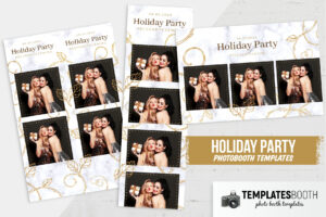 Free Holiday Party Photo Booth Template
