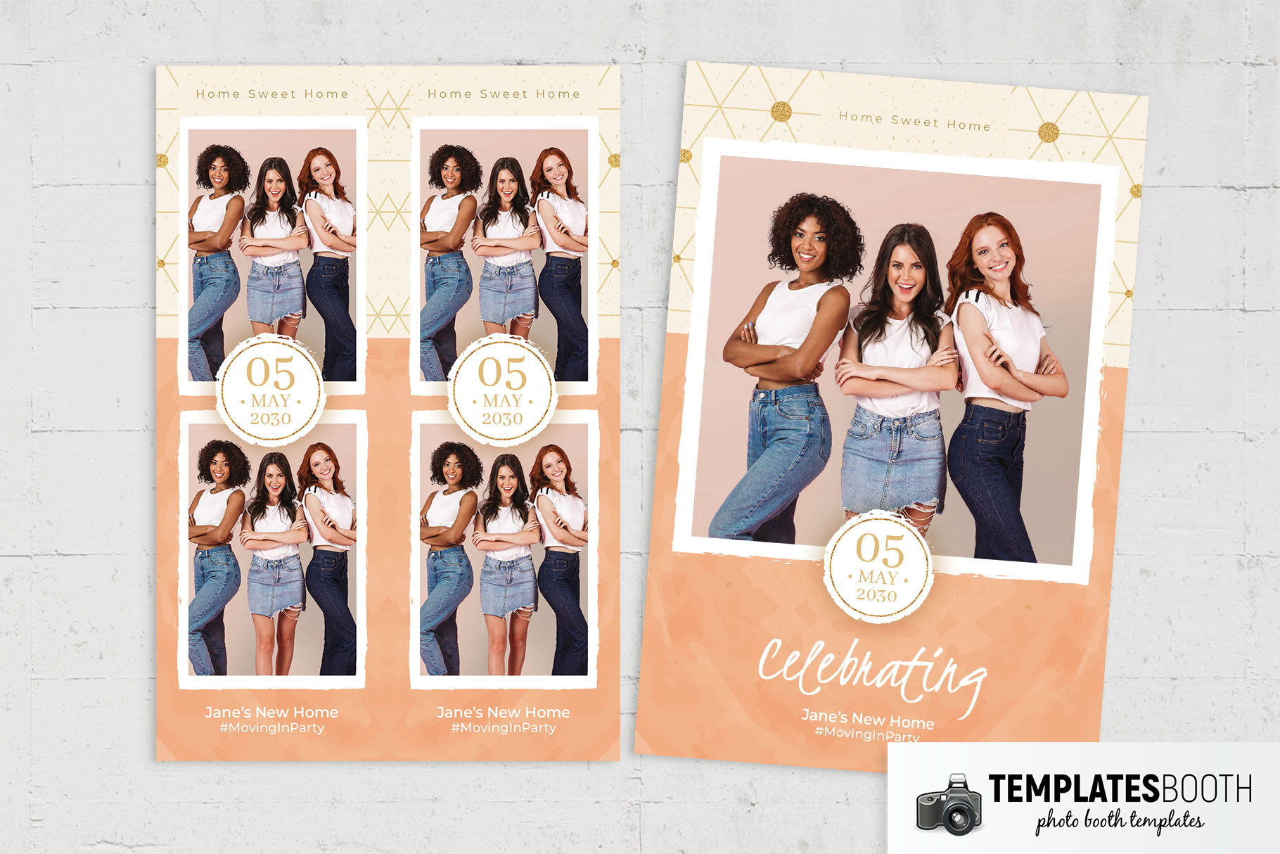 Free House Warming Photo Booth Template