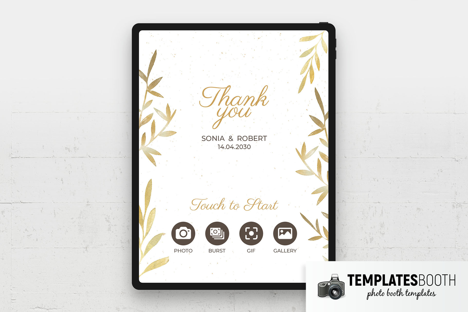 Free Wedding Photo Booth Welcome Screen