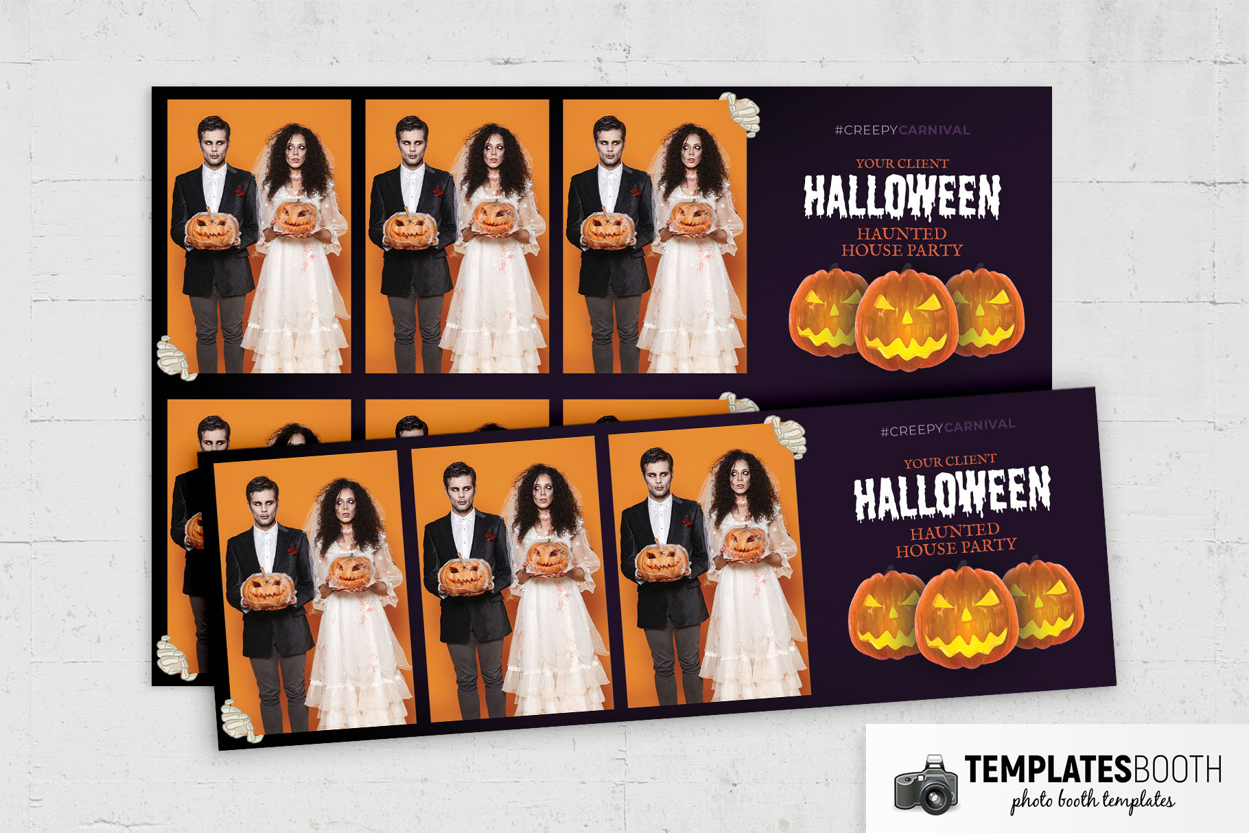 Free Halloween Photo Booth Template