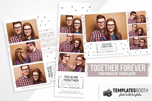 Modèle de Cabine Photo Together Forever