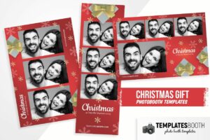 Christmas Gifts Photo Booth Template