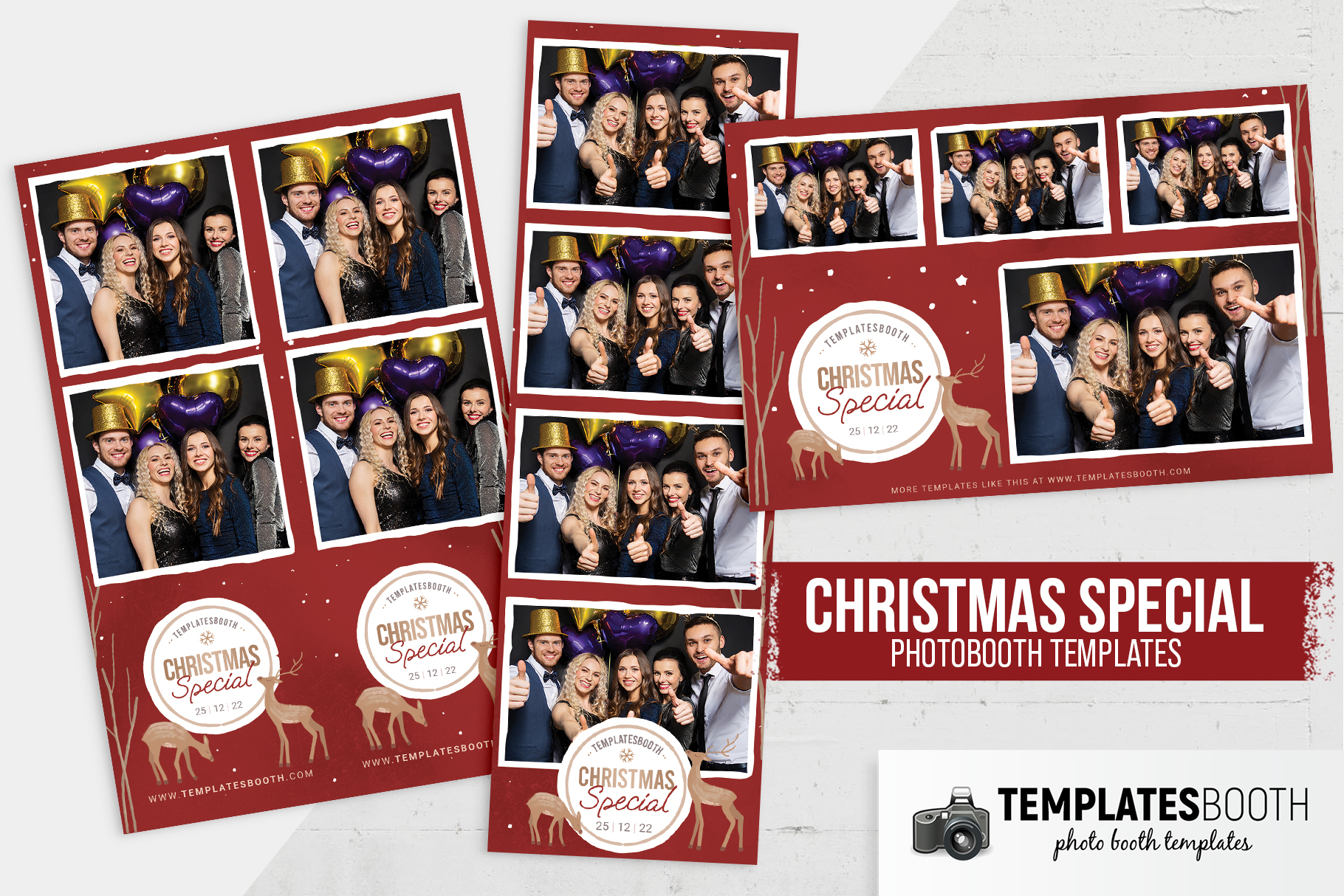Christmas Special Photo Booth Template