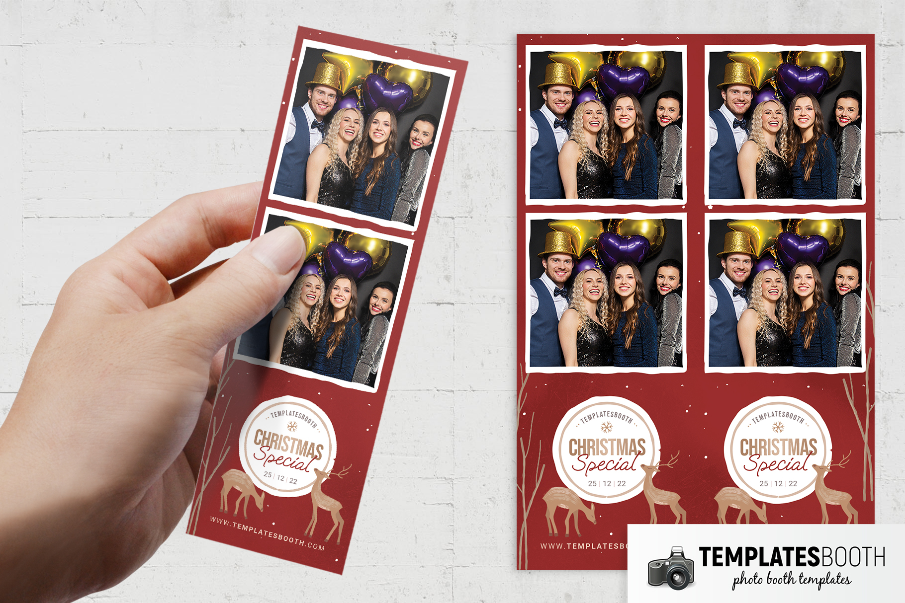 Christmas Special Photo Booth Template