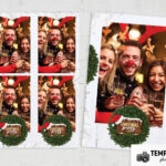 Modèle de Noël festif pour photobooth – Aperçu 2