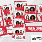 Merry Christmas Photo Booth Template