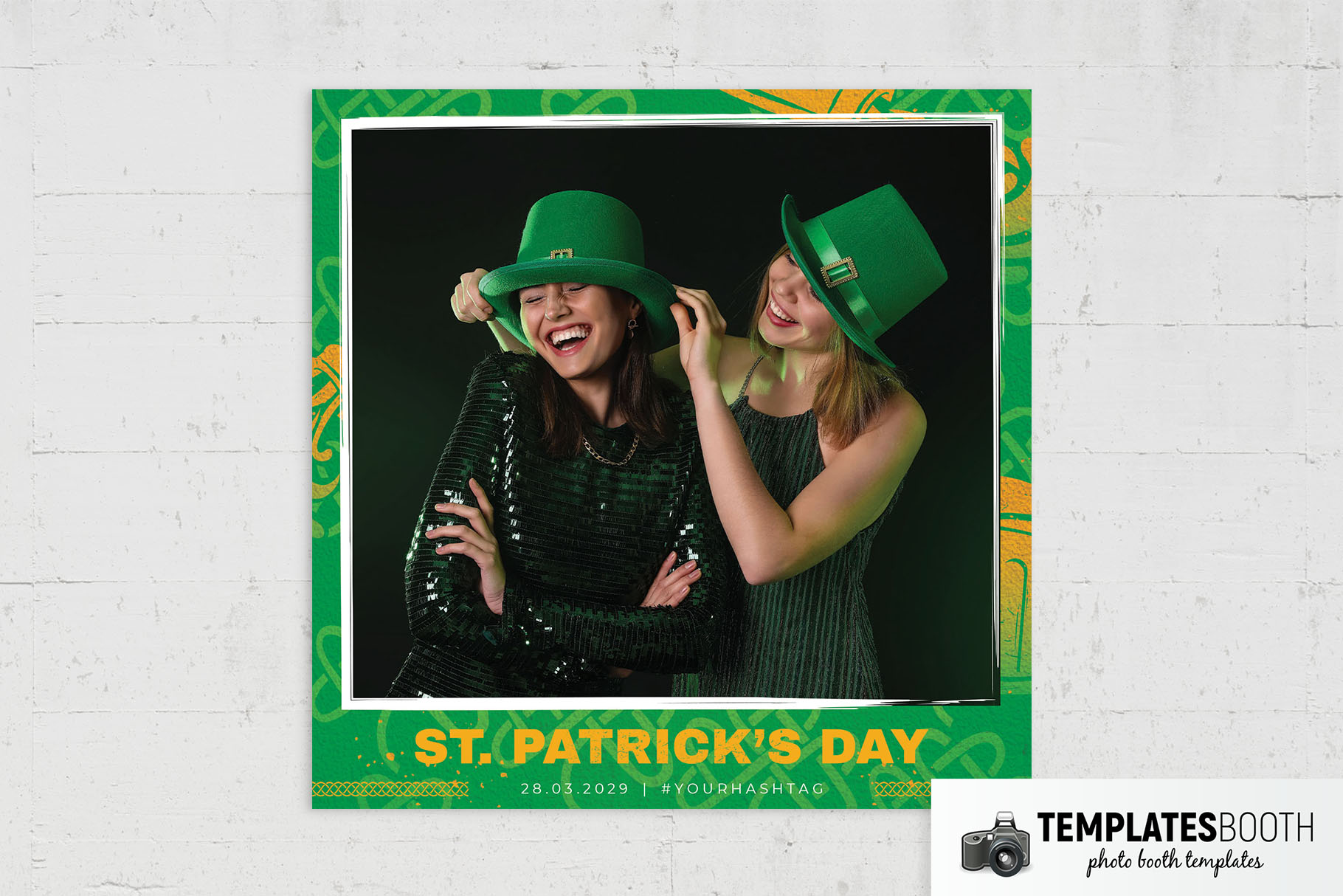 St. Patrick’s Day Photo Booth Template