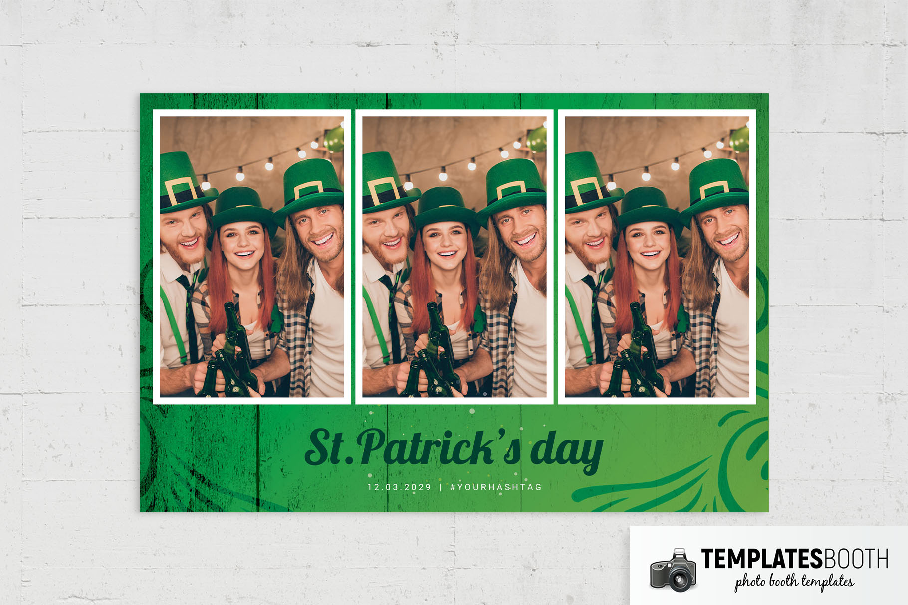 St. Patrick’s Day Special Photo Booth Template