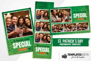 St. Patrick's Day Special Photo Booth Template