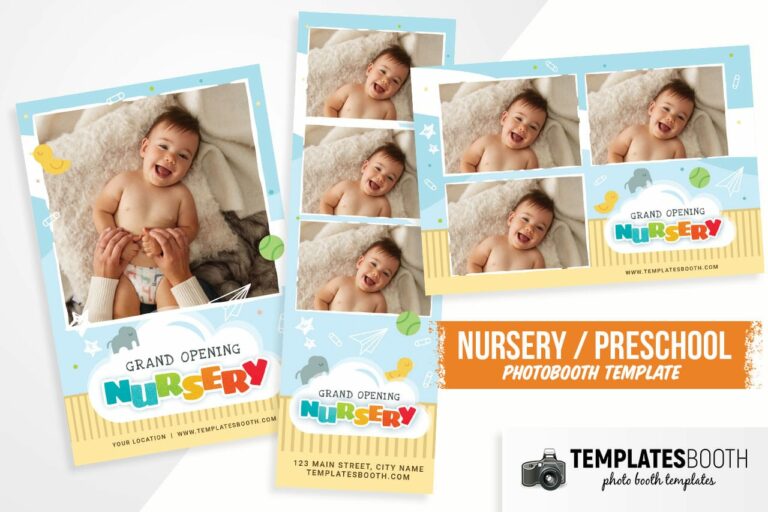 Nursery Photo Booth Template