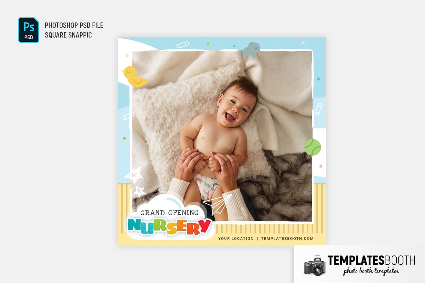 Nursery Photo Booth Template