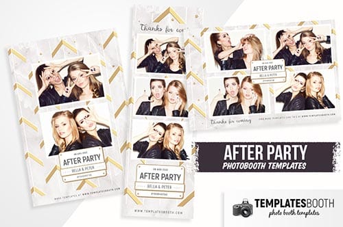 After Party Photo Booth Template