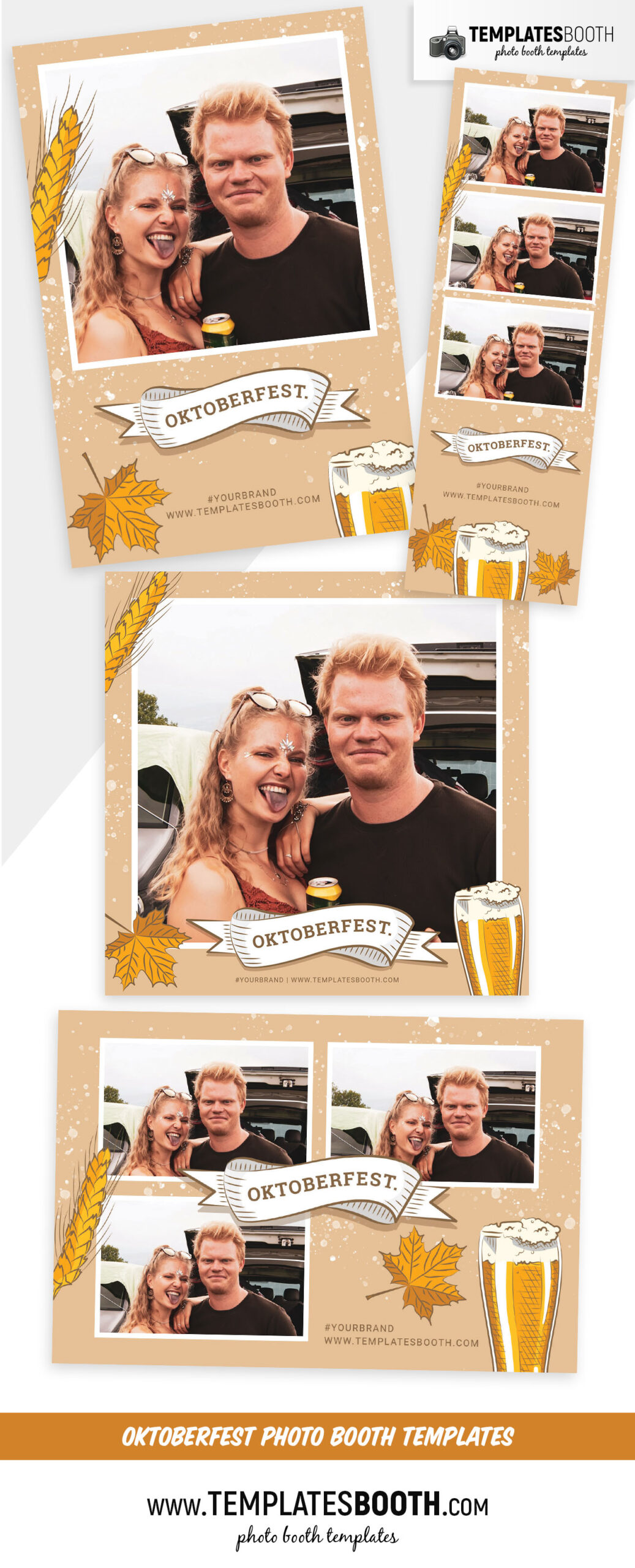 Oktoberfest Photo Booth Template (Full Preview)