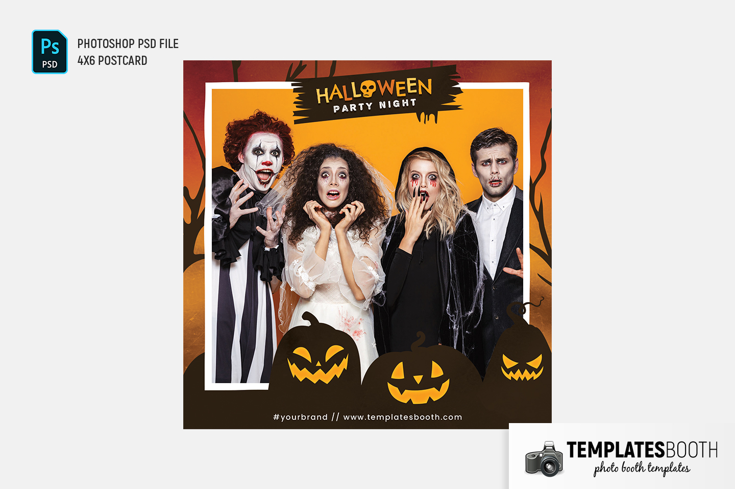 Halloween Party Photo Booth Template (Snappic)