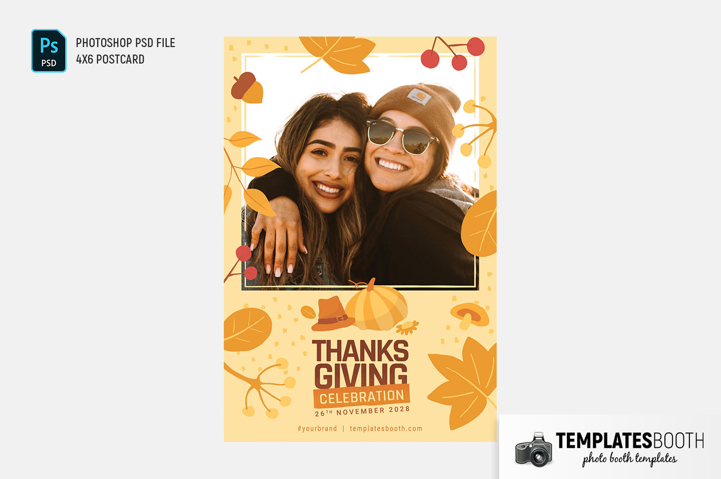 Thanksgiving Photo Booth Template