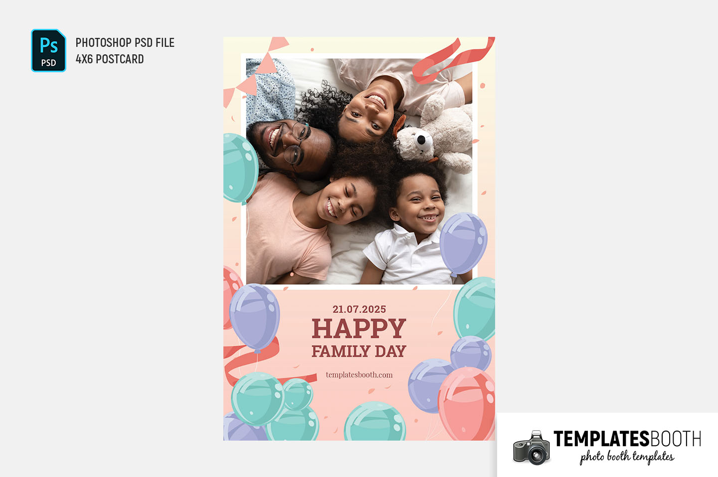 Family Fun Day Photo Booth Template