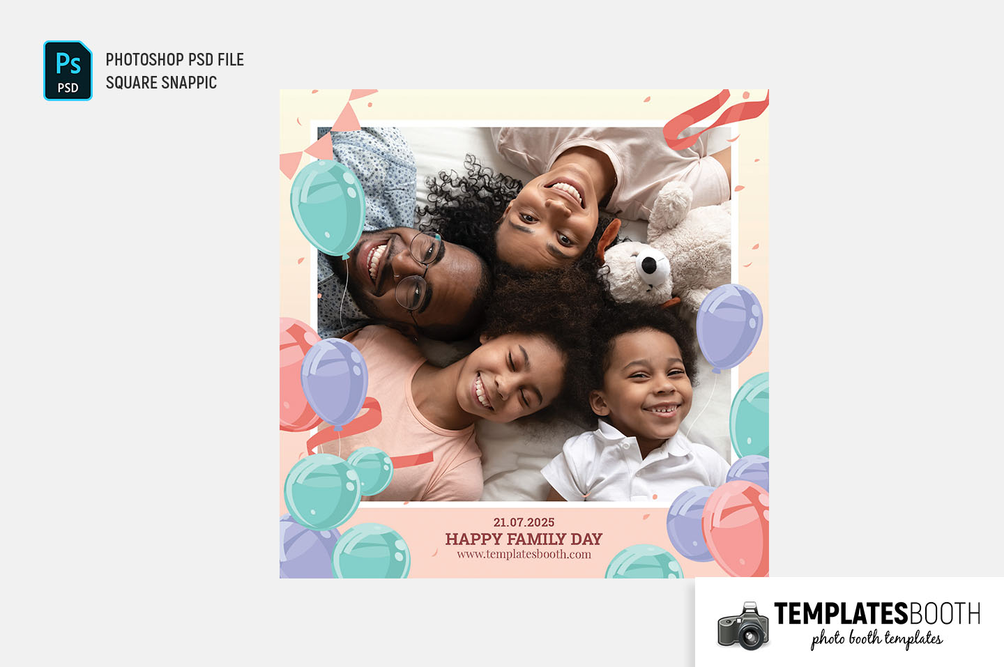 Family Fun Day Photo Booth Template