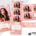 Rose Patterned Photo Booth Template