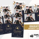 Modèle de fête de remise des diplômes pour photobooth