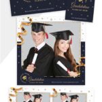 Modèle de remise des diplômes pour photobooth