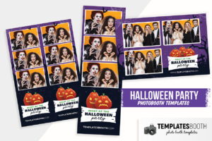 Halloween Photo Booth Template (PSD, PNG, DSLR Booth)
