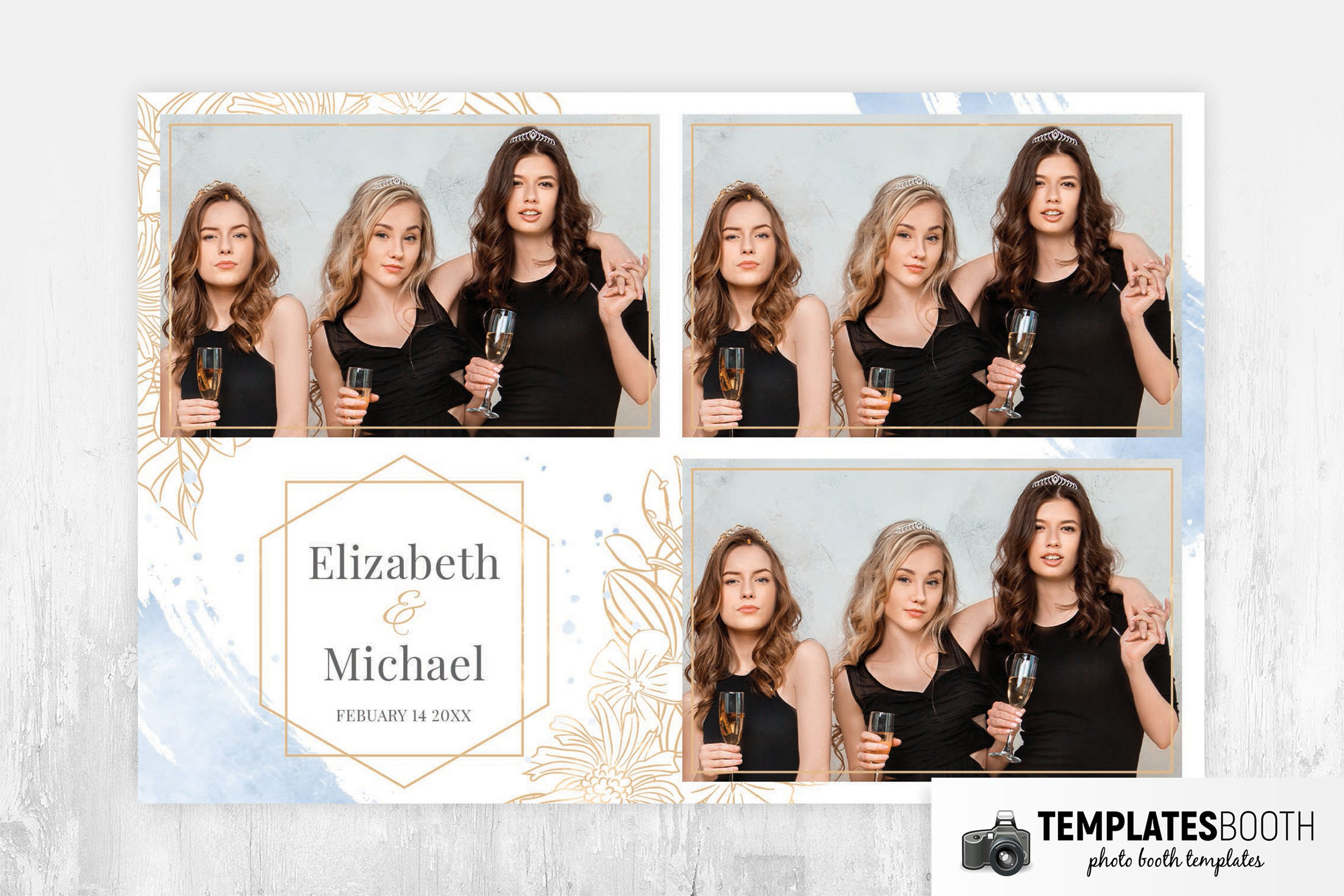 Simple Wedding Photo Booth Template