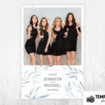 Simple White Rustic Photo Booth Template Layout