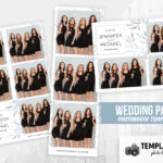 Simple White Rustic Photo Booth Template Layout