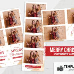 Modèle gratuit de Noël pour photobooth