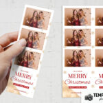 Modèle gratuit de Noël pour photobooth – Aperçu 3