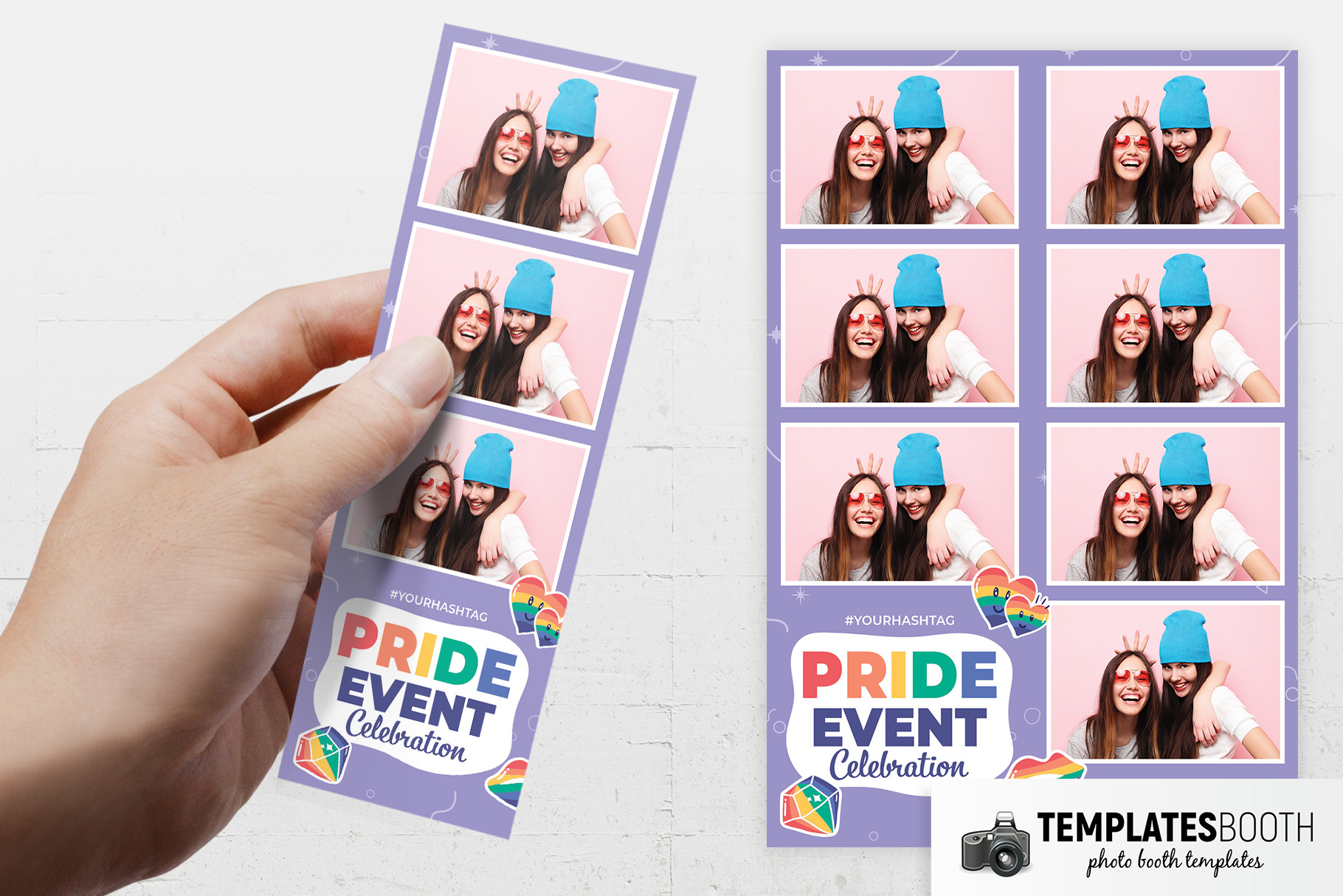 LGBTQ+ Pride Event Photo Booth Template