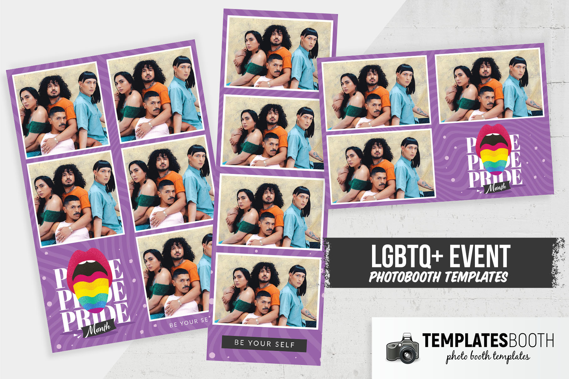 LGBT Pride Photo Booth Template