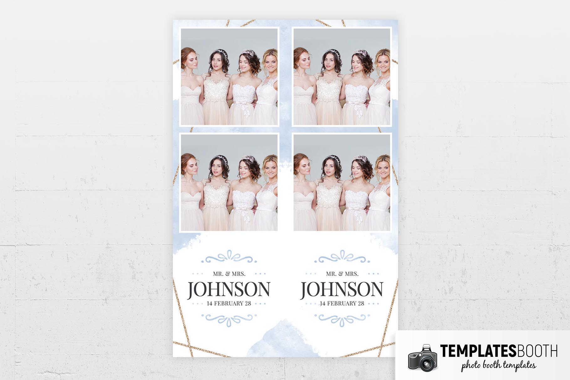 Rustic Luxe Photo Booth Template