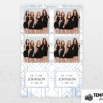 Watercolor Art Deco Photo Booth Template
