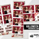 Halloween-Blut-Fotobox-Vorlage (PSD-Format)
