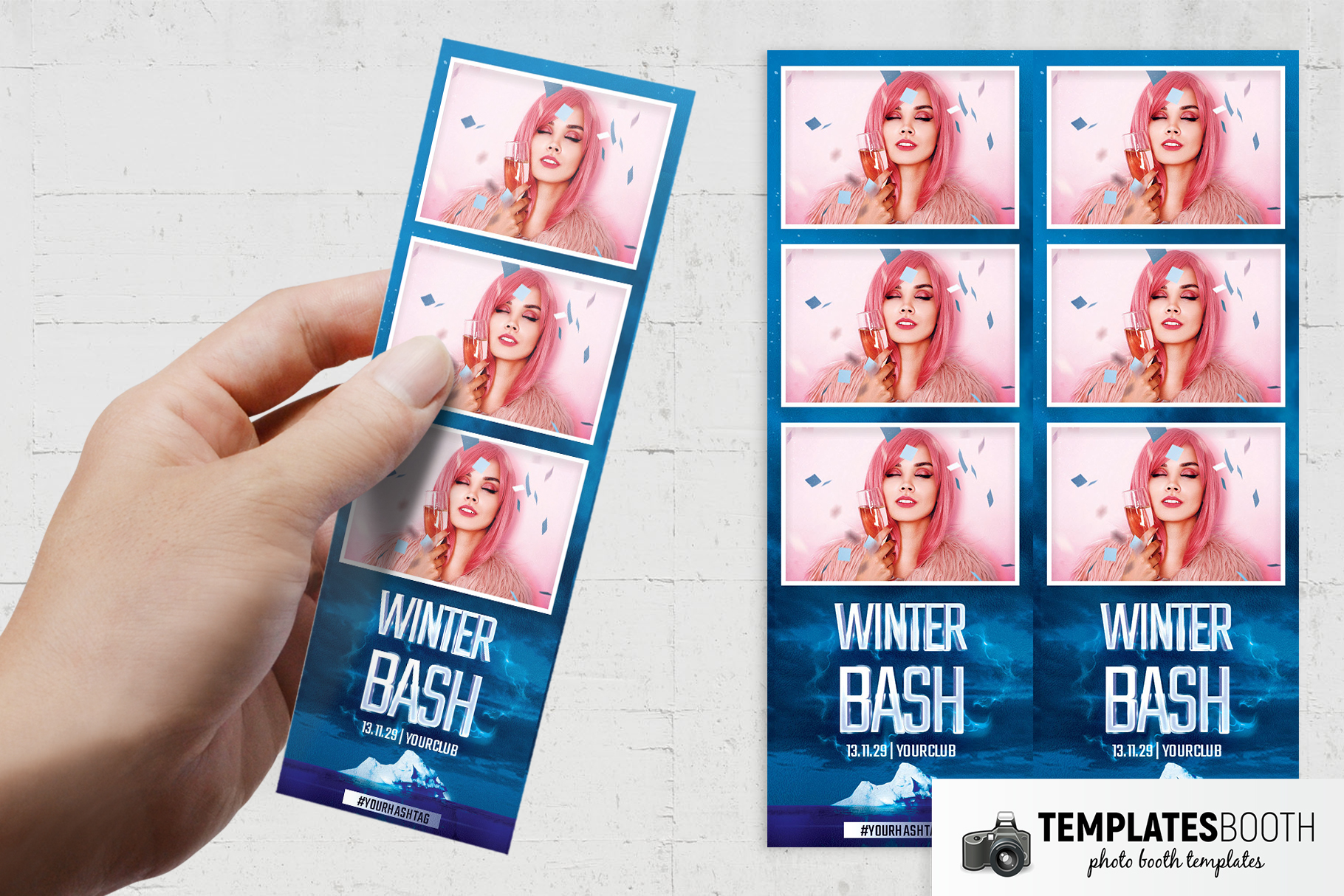 Winter Bash Photo Booth Template