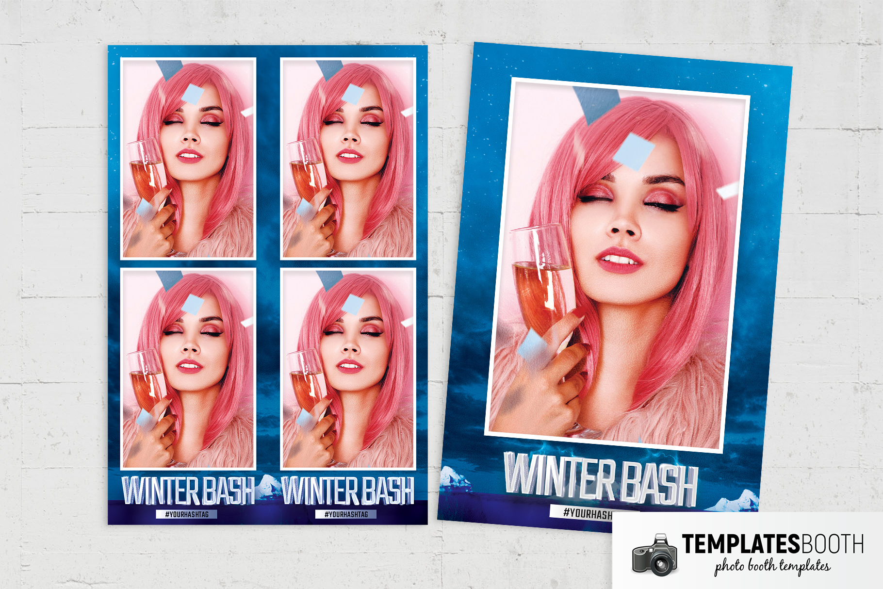 Winter Bash Photo Booth Template