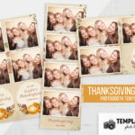 Modèle de photobooth Joyeux Thanksgiving (format PSD)