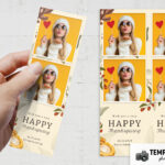 Modèle Thanksgiving moderne pour photobooth (format PSD)
