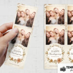 Modèle Thanksgiving rustique pour photobooth