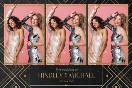 Art Deco Wedding Photo Booth Template