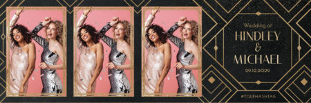 Art Deco Wedding Photo Booth Template