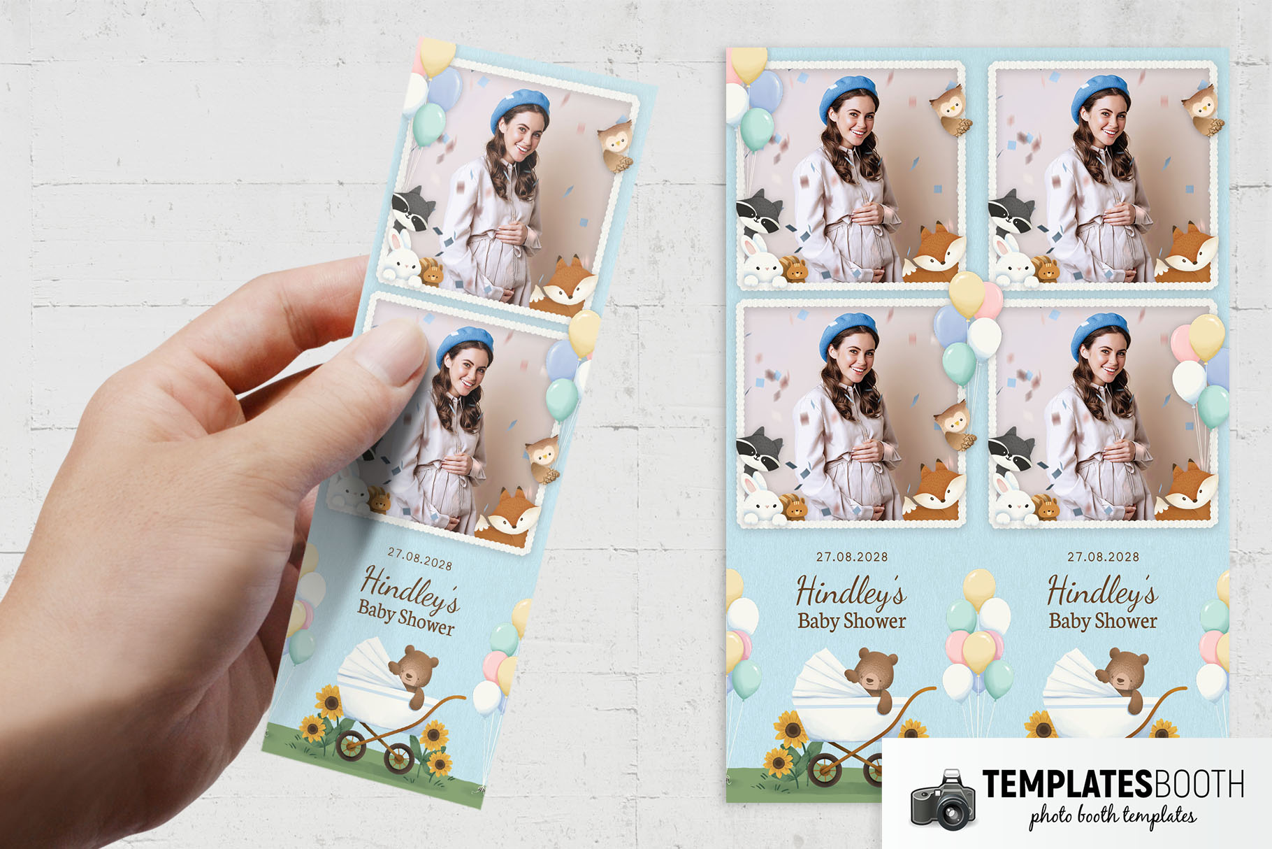 Baby Shower Photo Booth Template